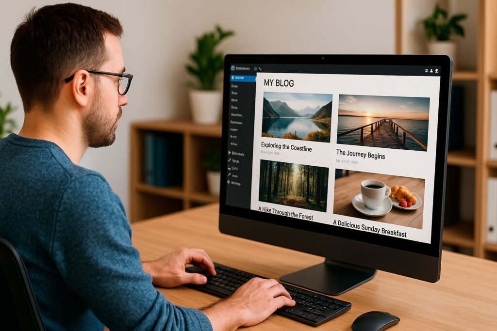 Administração, gerenciamento de sites, blogs, postagens e SEO em Wordpress