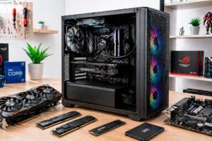 Montagem de computador em Paramirim BA com instalação de placa de vídeo, memória RAM e SSD para alto desempenho