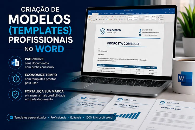 Criação de modelos profissionais no Word