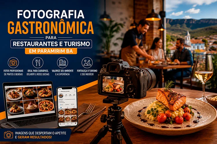 Fotografia gastronômica em Paramirim BA